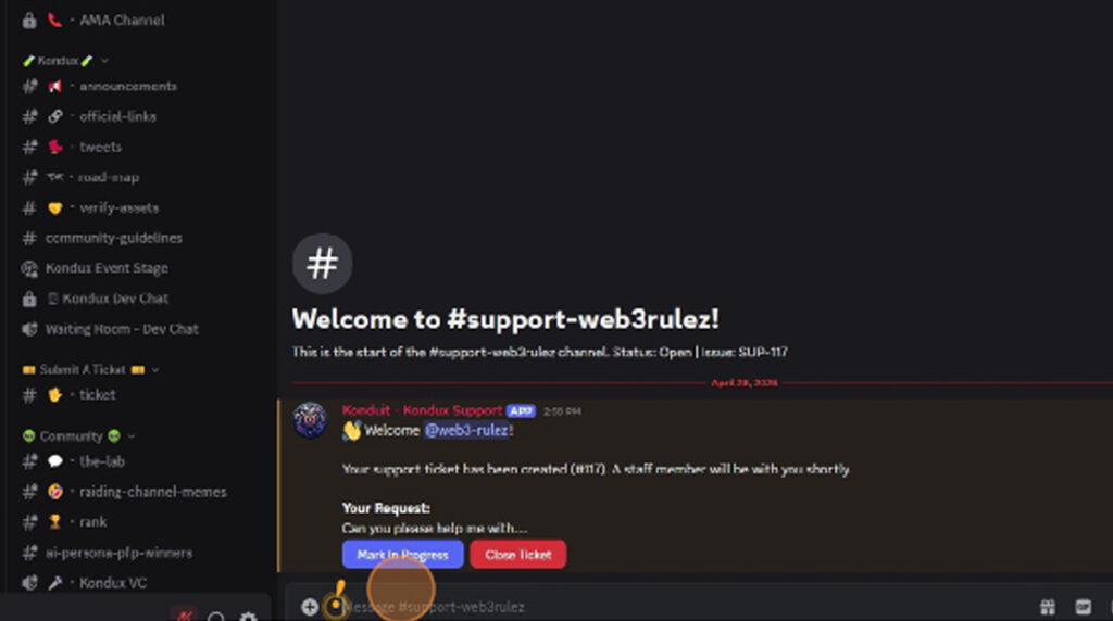 Support Ticket Steps 8