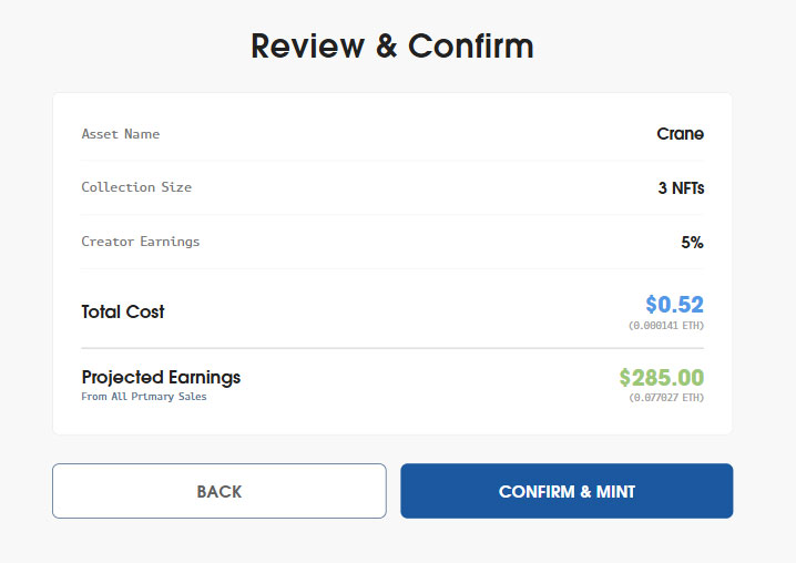Uploader Cost Projection